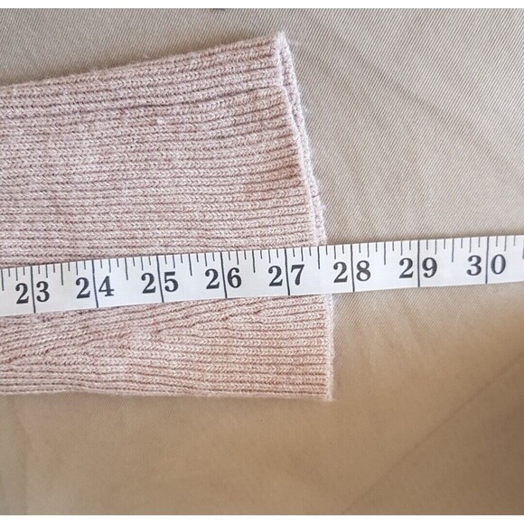 EDC Esprit Womens Sweater Cardigan Sz Small Open Ribbed Hoodie Minimalist Brown - Picture 12 of 13